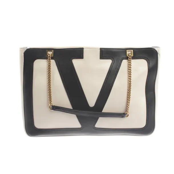 Schultertasche, in Schwarz, Leder, Valentino