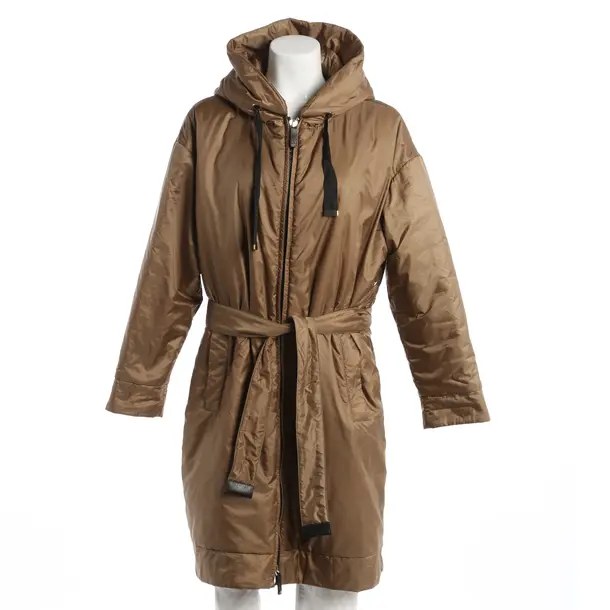 Winter Coat, in Brown, Polyester, Max Mara