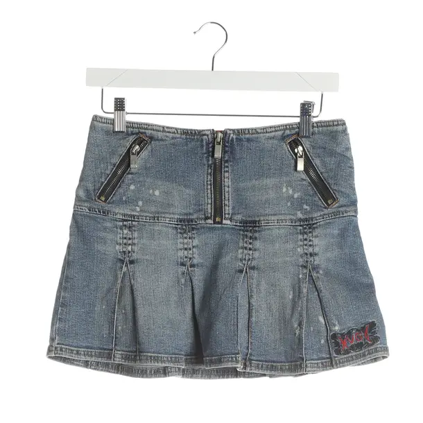 Skirt, in Blue, Cotton, Hugo Boss Red Label