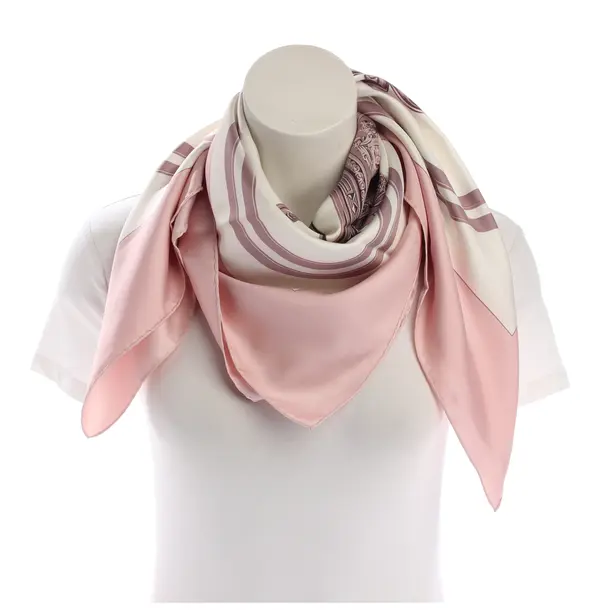 Shawl, in Multicolored, Silk, Hermès