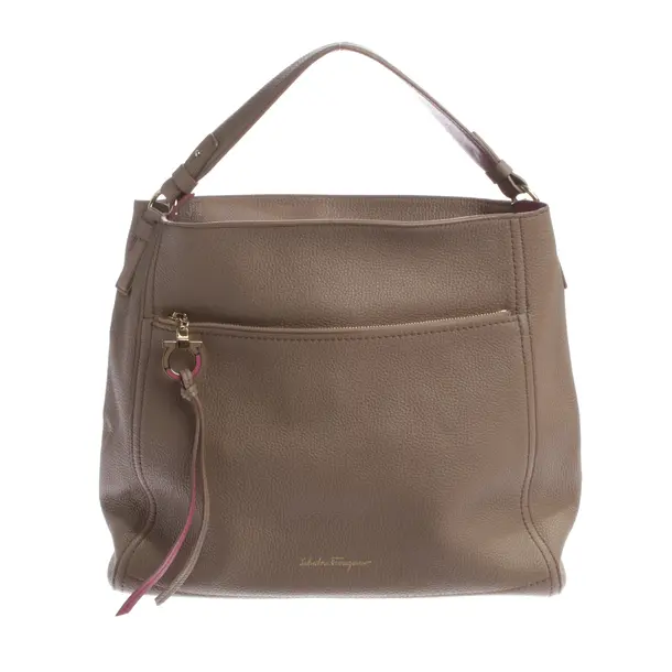 Schultertasche, in Braun, Leder, Salvatore Ferragamo