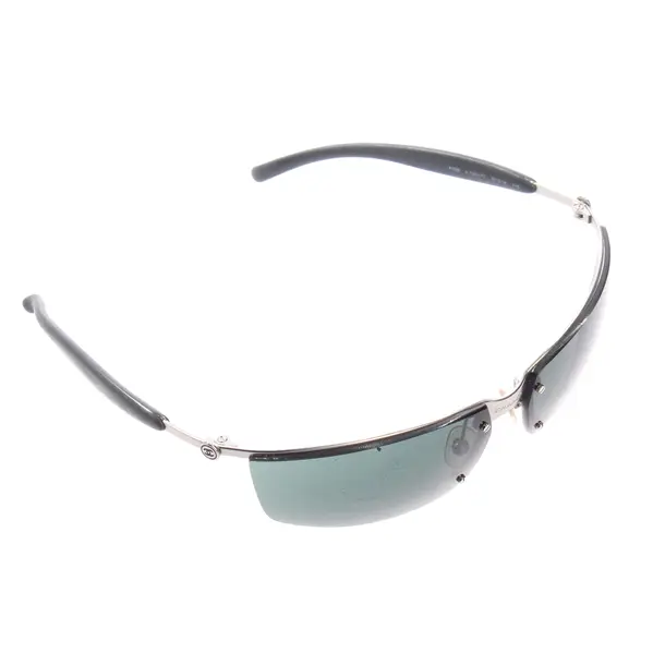 Sonnenbrille, in Hellgrau, Kunststoff, Chanel