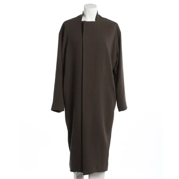 Mid-Season Coat, in Brown, Wool, Rick Owens