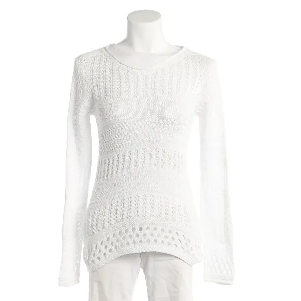 Pullover, in Weiß, Baumwolle, Marc Cain