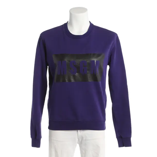 Sweatshirt, in Lila, Baumwolle, MSGM