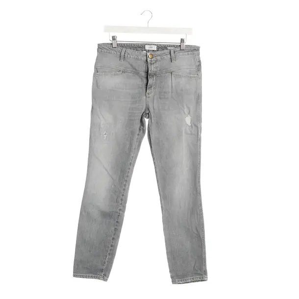 Jeans skinny, in Grigio chiaro, Cotone, Chiuso