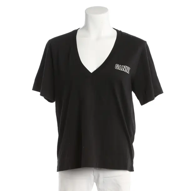 Camicia, in Nero, Cotone, Ganni