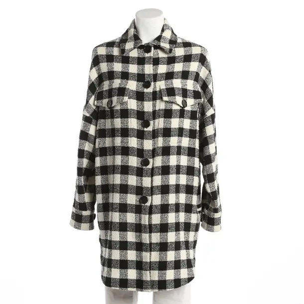 Cappotto mezza stagione, in Nero, Cotone, Angeli delle palme