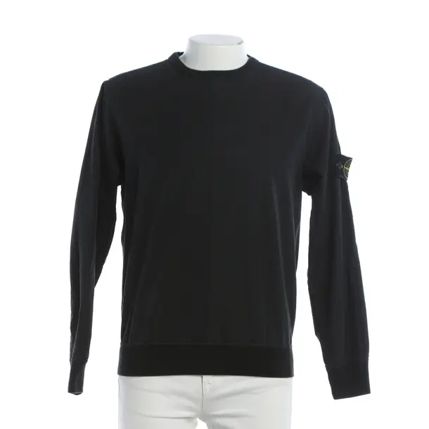 Sweatshirt, in Schwarz, Baumwolle, Stone Island