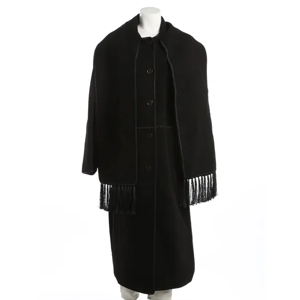 Wintermantel, in Schwarz, Wolle, Totême