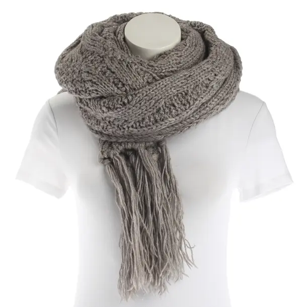 Scarf, in Gray, Polyacryl, Drykorn