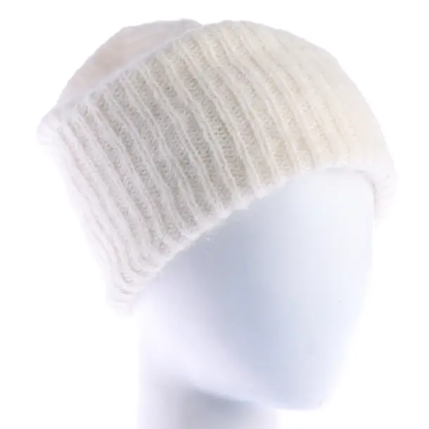Beanie, in Beige, Wool, by Aylin König