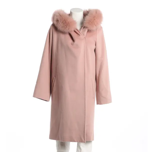 Übergangsmantel, in Hellrosa, Wolle, Max Mara