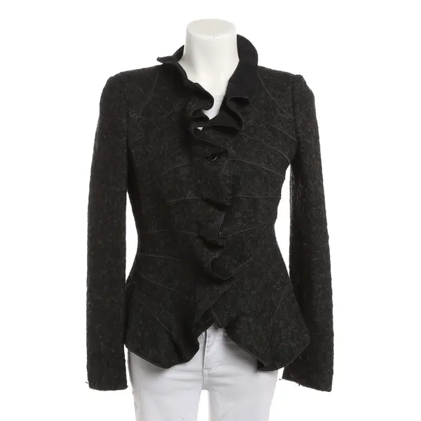 Mid-Season Jacket, in Black, Acrylic, Armani Collezioni