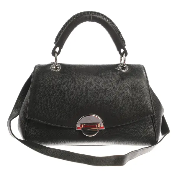 Handtasche, in Schwarz, Leder, Bogner