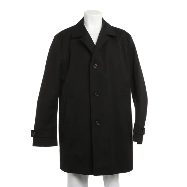 Overcoat, in Black, Polyester, Hugo Boss Black Label