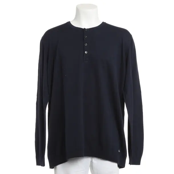 Jumper, in Navy, Cotton, Bogner