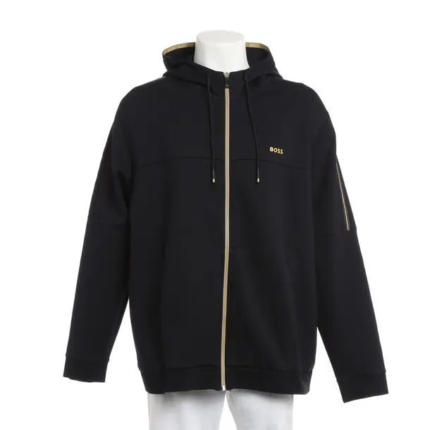 Sweatjacke, in Navy, Baumwolle, Hugo Boss Green