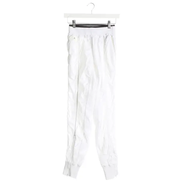 Pantaloni da jogging, in Bianco, Poliestere, Adidas di Stella McCartney