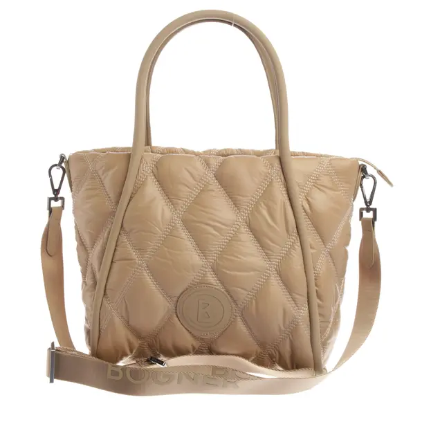 Handtasche, in Hellbraun, Polyamid, Bogner