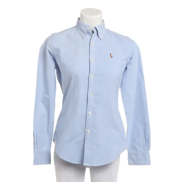 Blouse, in Light Blue, Cotton, Polo Ralph Lauren