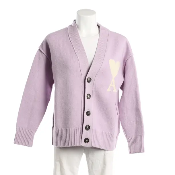 Strickjacke, in Lavendel, Wolle, Ami Paris