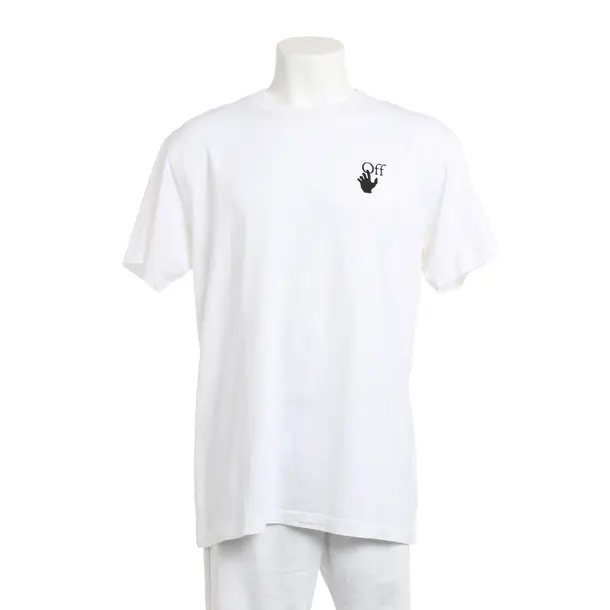 T-Shirt, in Weiß, Baumwolle, Off-White