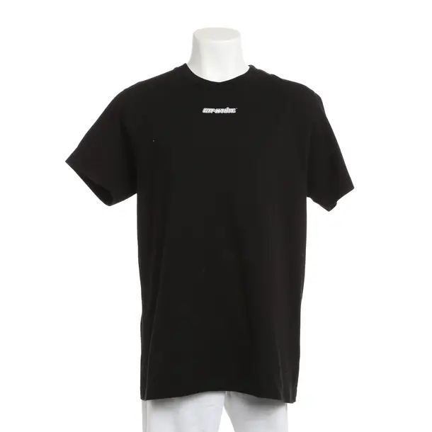 T-Shirt, in Schwarz, Baumwolle, Off-White