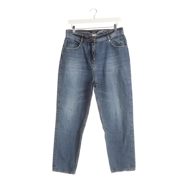 Jeans Slim Fit, in Blau, Baumwolle, Balmain