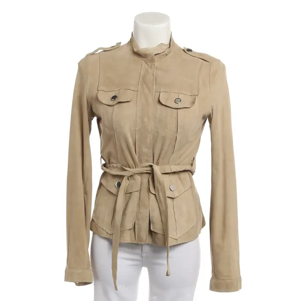 Lederjacke, in Braun, Leder, Hugo Boss