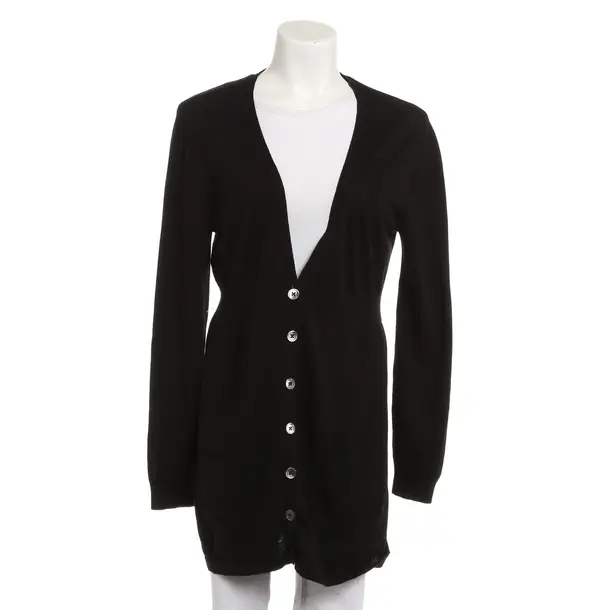 Cardigan, in Black, Cotton, Repeat