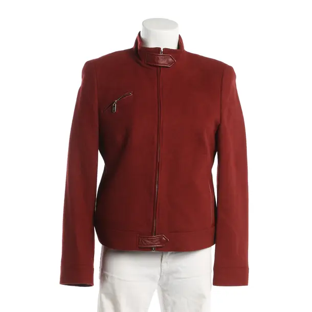 Mid-Season Jacket, in Bordeaux, Wool, Bally
