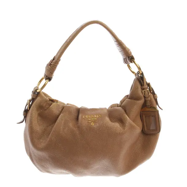 Borsa a cinture a tracolla, in Marrone chiaro, Pelle, Prada