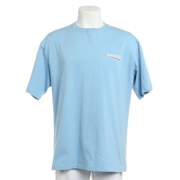 Maglietta, in Blu, Cotone, Balenciaga