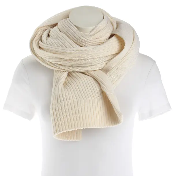 Sciarpa, in Beige, Cotone, Dolce e Gabbana