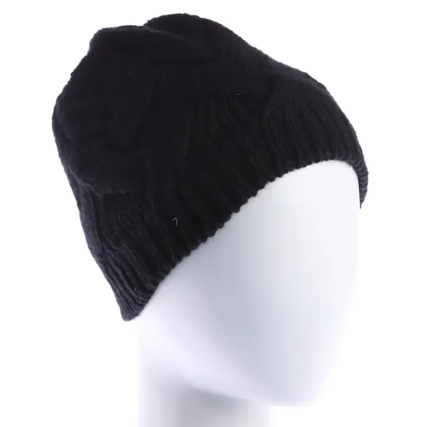 Beanie, in Black, Wool, Prada Linea Rossa