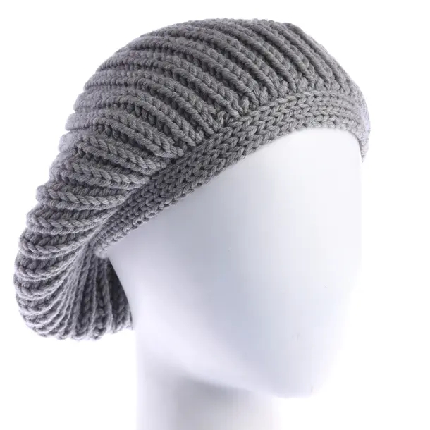 Beanie, in Gray, Wool, Lala Berlin