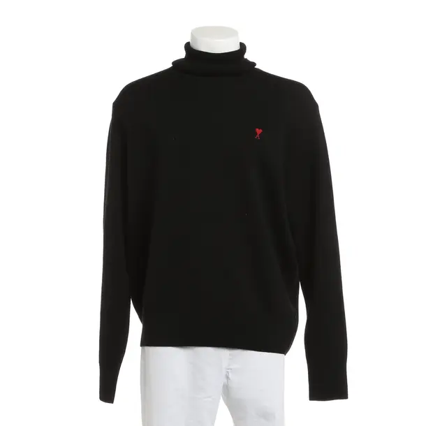 Pullover, in Schwarz, Wolle, Ami Paris