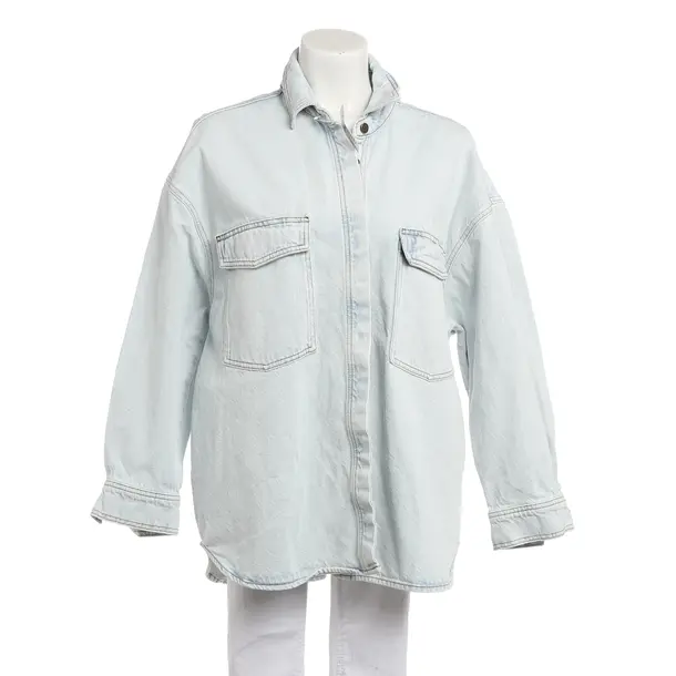 Jeansjacke, in Hellblau, Baumwolle, American Vintage