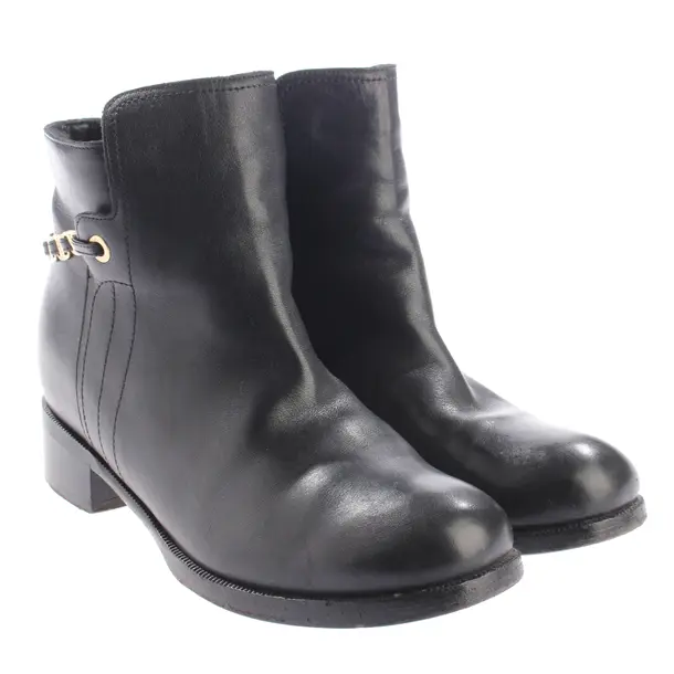 Stiefeletten, in Schwarz, Salvatore Ferragamo