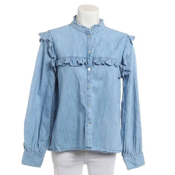 Jeanshemd, in Blau, Baumwolle, Mrs & Hugs