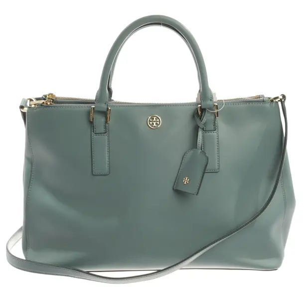 Handbag, in Light Blue, Leather, Tory Burch