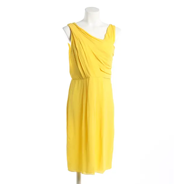 Cocktail Dress, in Yellow, Viscose, Hugo Boss Black Label