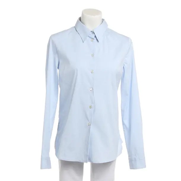Bluse, in Blau, Baumwolle, Prada