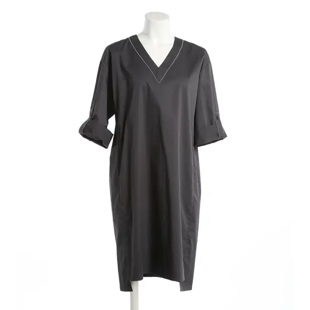 Dress, in Gray, Cotton, Peserico