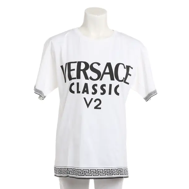 Camicia, in Bianco, Cotone, Versace