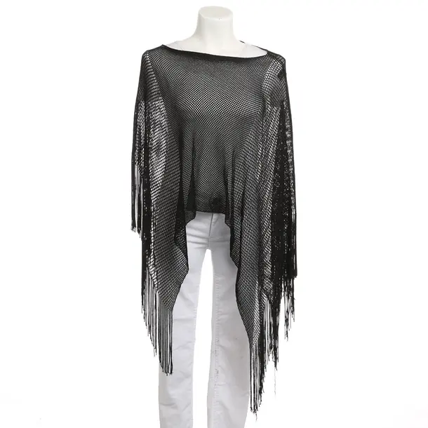 Poncho, in Nero, Viscosa, Missoni