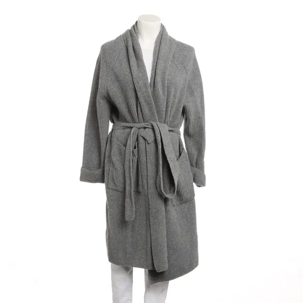 Strickjacke, in Grau, Baumwolle, Max Mara
