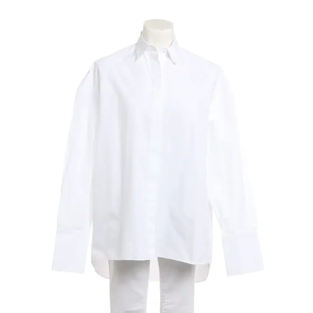 Blouse, in White, Cotton, Alaia