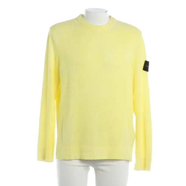 Maglione, in Giallo, Cotone, Isola di pietra